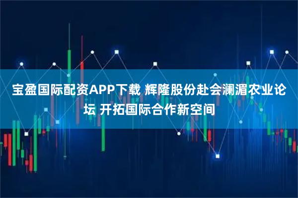 宝盈国际配资APP下载 辉隆股份赴会澜湄农业论坛 开拓国际合作新空间